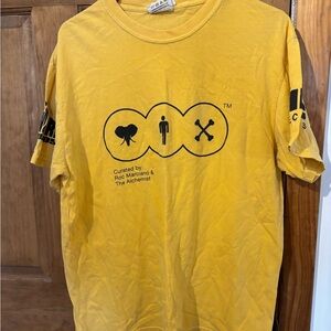 Alchemist & Roc Marciano Yellow Curated  Short-Sleeve T-Shirt Elephant Man Bones